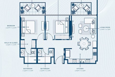 Appartement te koop in Dubai, VAE 1 slaapkamer, 69 vr.m., nr 703249 - foto 24