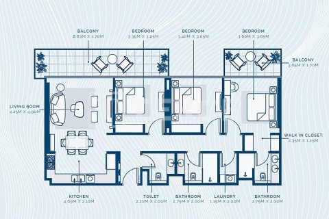 Appartement te koop in Dubai, VAE 1 slaapkamer, 69 vr.m., nr 703249 - foto 25