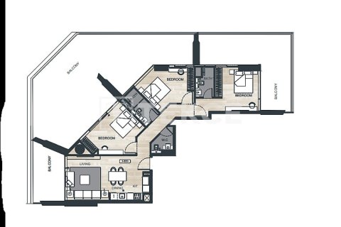 Apartman u Dubai, UAE 1 soba, 35 m2 Br. 730925 - fotografija 13