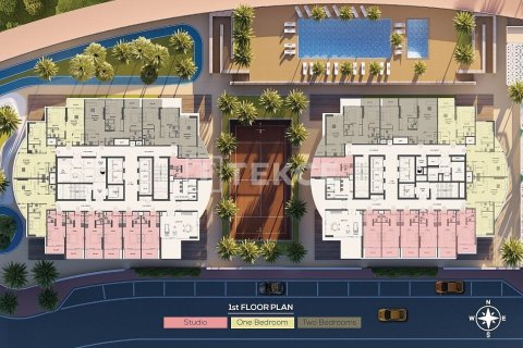 Jumeirah Village Triangle, Dubai, BAE’de satılık daire 1 oda, 34 m² No 730929 - fotoğraf 13