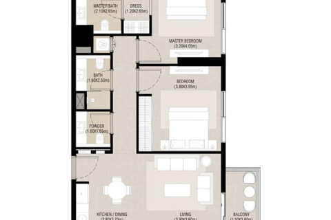 Müüa korter asukohaga Town Square, Dubai, AÜE: 1 magamistoaga, 62 m² Nr 732824 - pilt 6