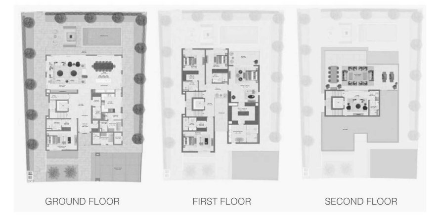 Villa i The Valley, Dubai, UAE 5 sovrum, 730 kvm Nr. 660675