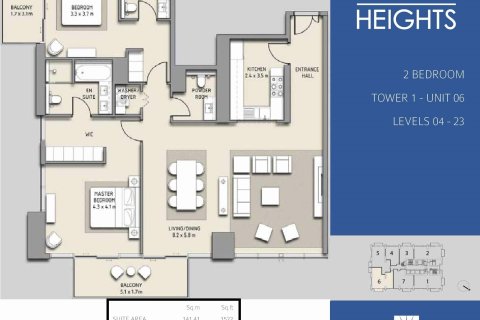 Apartament do wynajęcia w Downtown Dubai (Downtown Burj Dubai), Dubai, ZEA 2 sypialnie, 161.55831700 mkw., nr 760392 - zdjęcie 10