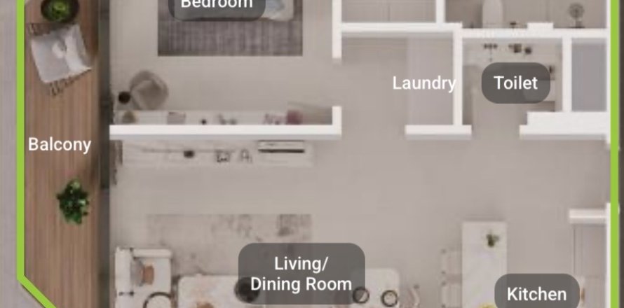 Apartamento en Saadiyat Island, Abu Dhabi, EAU 1 dormitorio, 7 m² № 717154