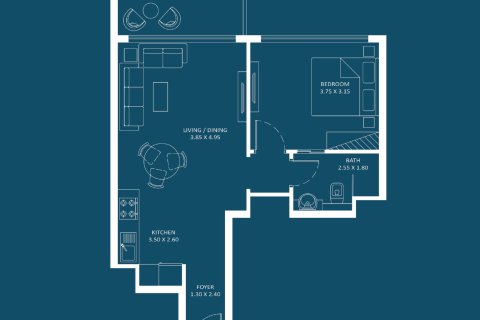 Apartmen di Dubai Silicon Oasis, UAE 1 bilik, 28 meter persegi № 728511 - foto 18