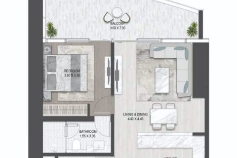 Apartment in THE SAPPHIRE BY DAMAC in Al Wasl, Dubai, UAE 1 bedroom, 82 sq.m. № 704990 - photo 10