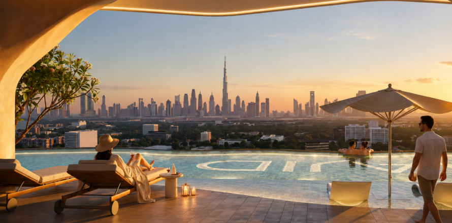 Apartman u Dubai, UAE 65 m2, 1 spavaća soba Br. 760188
