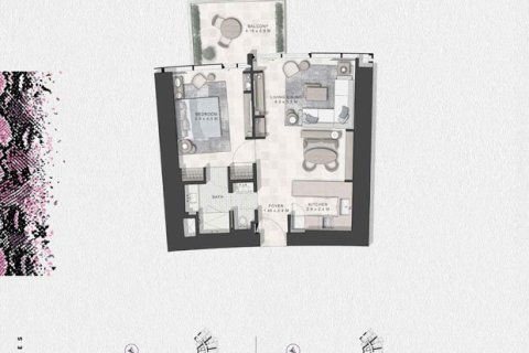 Apartment in CAVALLI TOWER in Dubai Marina, UAE 1 bedroom, 81 sq.m. № 704894 - photo 12
