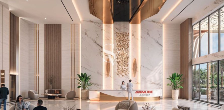 Квартира в Aspirz by Danube в Dubai Sports City, Дубай, ОАЭ 1 спальня, 45м2 № 740217