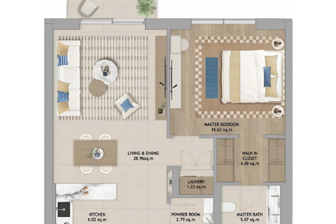 Wohnung zum Verkauf in Abu Dhabi, VAE 1 Zimmer, 44 m2 Nr. 689709 - Foto 8