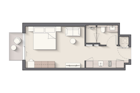Apartman u gradu Dubai South (Dubai World Central), UAE 1 soba, 40 m2 Br. 689708 - Slika 7