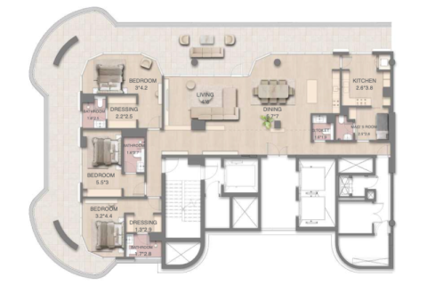Ras Al Khaimah, UAE의 판매용 아파트 36제곱미터 번호 689732 - 사진 13