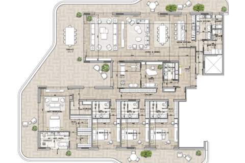 Διαμέρισμα σε Abu Dhabi, ΗΑΕ 1 υπνοδωμάτιο Αρ. 689734 - φωτογραφία 13