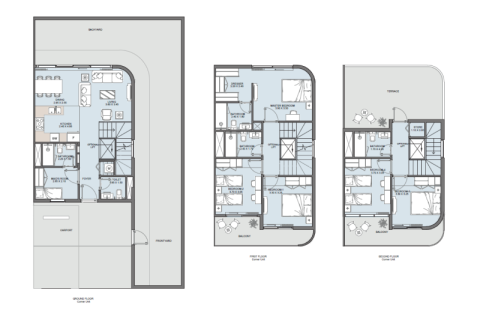 Dubai Land, Dubai, संयुक्त अरब अमीरात में टाउनहाउस, 3 बेडरूम, संख्या 689736 - फ़ोटो 14