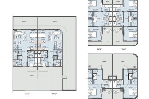 Dubai Land, Dubai, संयुक्त अरब अमीरात में टाउनहाउस, 3 बेडरूम, संख्या 689736 - फ़ोटो 16