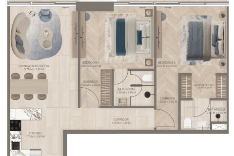 Lakás itt: Dubai, EAE, 1 hálószoba, 84 m², azonosító: 704332 - fénykép 17
