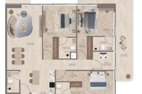 Lakás itt: Dubai, EAE, 1 hálószoba, 84 m², azonosító: 704332 - fénykép 18