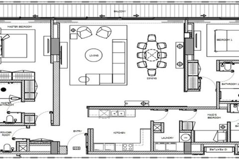 Apartamento en venta en Dubai, EAU 1 dormitorio № 704335 - foto 8
