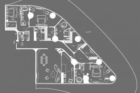 Apartament de vânzare în Business Bay, Dubai, EAU 3 dormitoare, 394 mp.  №637056 - poză 7