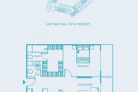Διαμέρισμα σε Jumeirah Village Circle, Dubai, ΗΑΕ 1 υπνοδωμάτιο, 78 τ.μ. Αρ. 636941 - φωτογραφία 4