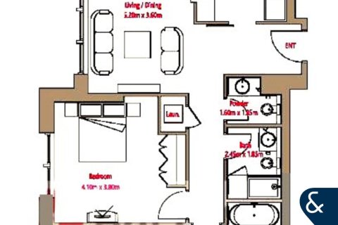 Downtown Dubai (Downtown Burj Dubai), Dubai, संयुक्त अरब अमीरात में अपार्टमेंट, 2 बेडरूम, 114 वर्ग मीटर, संख्या 667741 - फ़ोटो 21