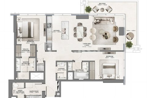 Duplex in Dubai, UAE 4 bedrooms, 391 sq.m. № 763686 - photo 25