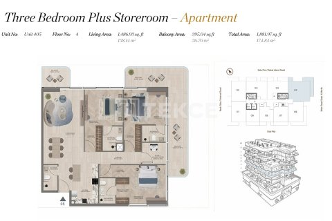 Apartmán v Dubai, SAE 1 spálňa, 125 m2 č. 723202 - Fotografia 18