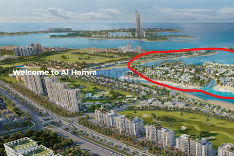 Townhouse in Al Hamra Village, Ras Al Khaimah, UAE 3 bedrooms, 201.6 sq.m. № 687951