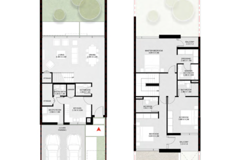 Townhouse di Sharjah, UEA 184 m2 nomor 689937 - foto 12