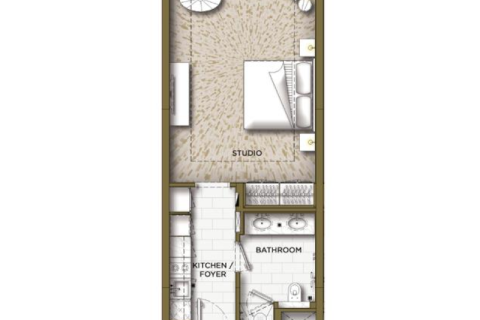 Apartament na sprzedaż w Palm Jumeirah, Dubai, ZEA 1 pokój, 47 mkw., nr 689939 - zdjęcie 3