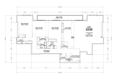Пәтер Дубай Марина, БАӘ-да 1 жатын бөлме, 149 м² № 689941 - фото 6