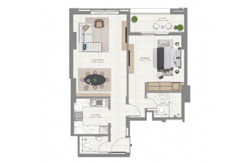 Apartment sa Dubai Hills Estate, UAE 1 silid-tulugan, 71 sq.m. № 757930 - larawan 18
