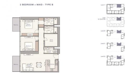 Apartment in Jumeirah Lake Towers, Dubai, UAE 2 bedrooms, 128 sq.m. № 636975 - photo 3