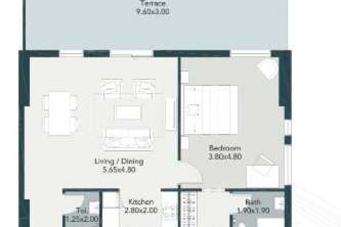 Apartment in MESK in Mohammed Bin Rashid City, Dubai, UAE 1 bedroom, 61 sq.m. № 637296 - photo 4