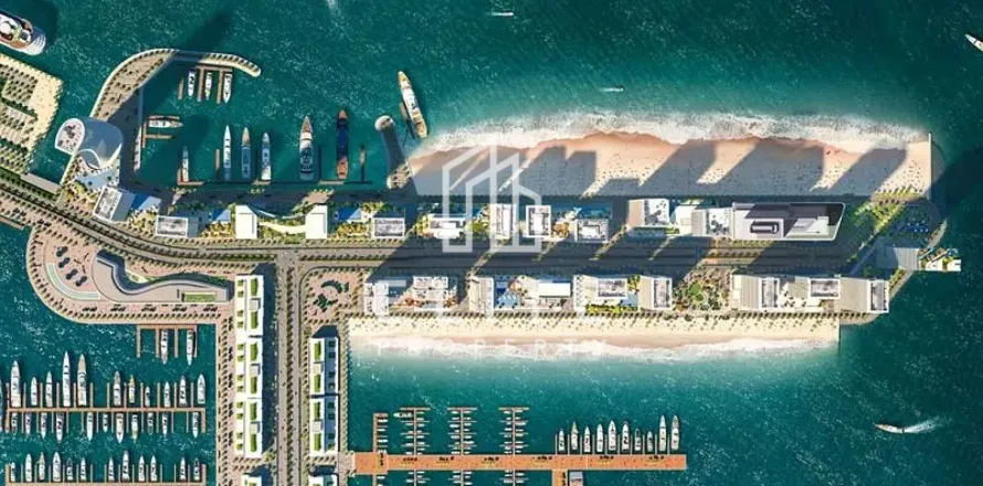 Пәтер Dubai Harbour, Дубай, БАӘ-да 1 жатын бөлме, 53 м² № 647537