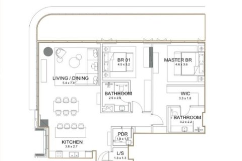 阿联酋 Dubai Palm Jumeirah 待售 : 2 卧, 176 平方米 , 编号664077 - 照片 11